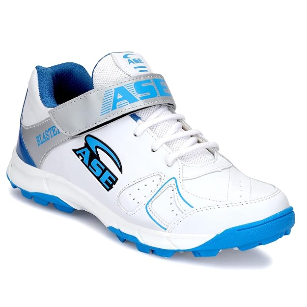 ASE Professional Cricket Shoes for Men | Water Resistant, All Weather Grip, Cushioned