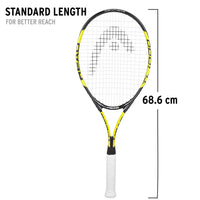 HEAD Titanium 1000 Tennis Racquet - Black/Yellow | 280g | 16x19 String Pattern | G3