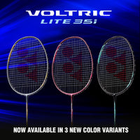 Yonex Voltric Lite 35i HM Graphite Head Heavy Badminton Strung Racquet | NANOMESH NEO & ISOMETRIC Power Frame with Full Cover - Best Price online Prokicksports.com