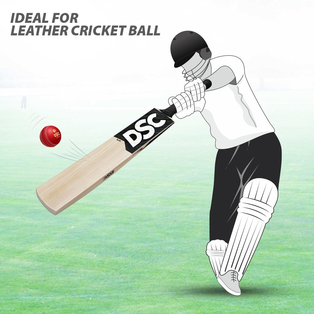 DSC Blak 77 Kashmir Willow Cricket Bat | Size 6 | Extended Power Zone, Cushioned Grip | Handcrafted - Best Price online Prokicksports.com