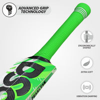 DSC Spliit 11 Kashmir Willow Cricket Bat | Size 5 | Extended Power Zone, Massive Edges | Insulated Grip