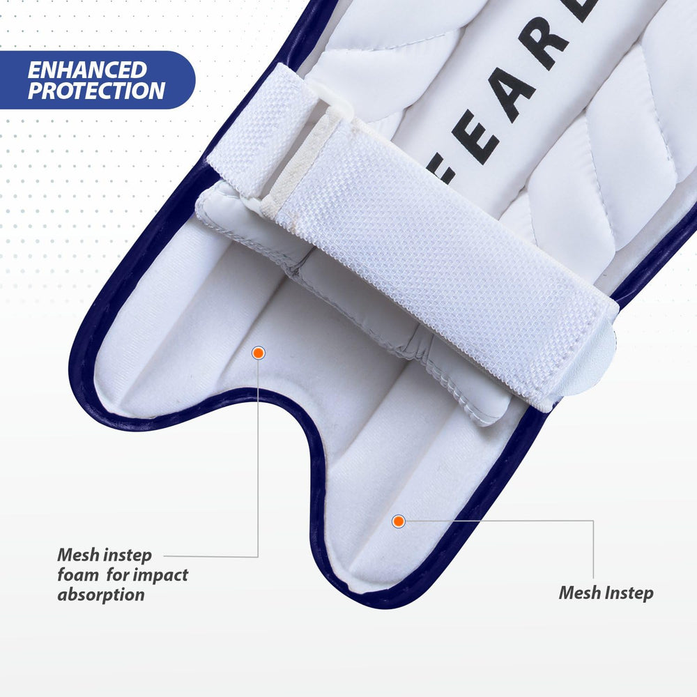 DSC Flex Lite Moulded Cricket Batting Leg Guard | Lightweight Batting Pads, Adjustable Straps | Men's RH
