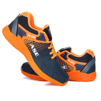 ASE Attack Badminton Shoes | Non-Marking Rubber Sole with Round Sole Support, Mesh Breathability & Shock Absorption