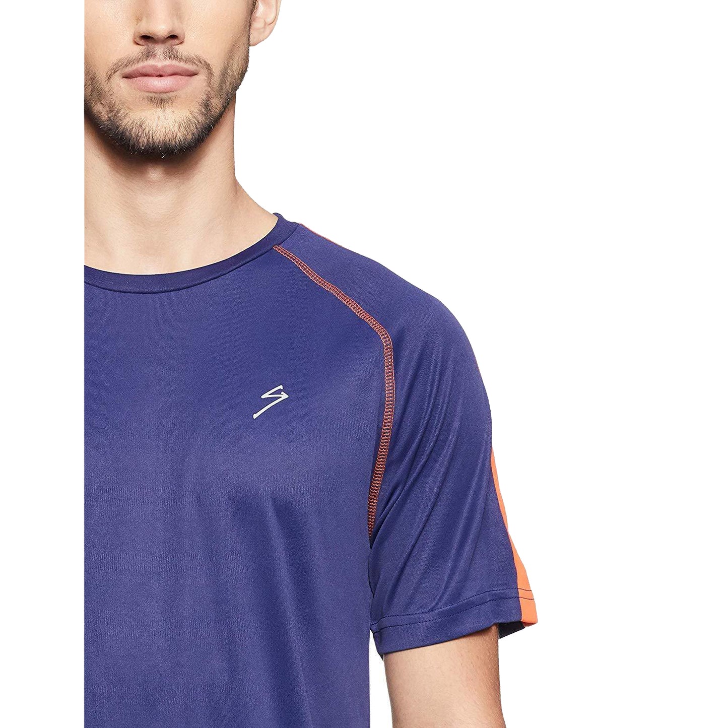 SG RTS2212 Polyester Round Neck Sports T-Shirt - Navy - Best Price online Prokicksports.com
