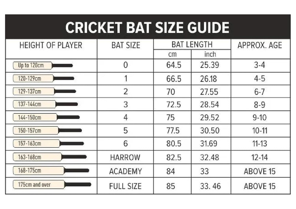 GM Maxi 333 English Willow Cricket Bat | Grade 3 | Size SH