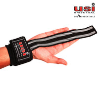 USI Universal 733WLS Lifting Wrist Wraps – One Size Adjustable Wrist Support for Weightlifting, CrossFit, Powerlifting, Gym, and Strength Training - Best Price online Prokicksports.com