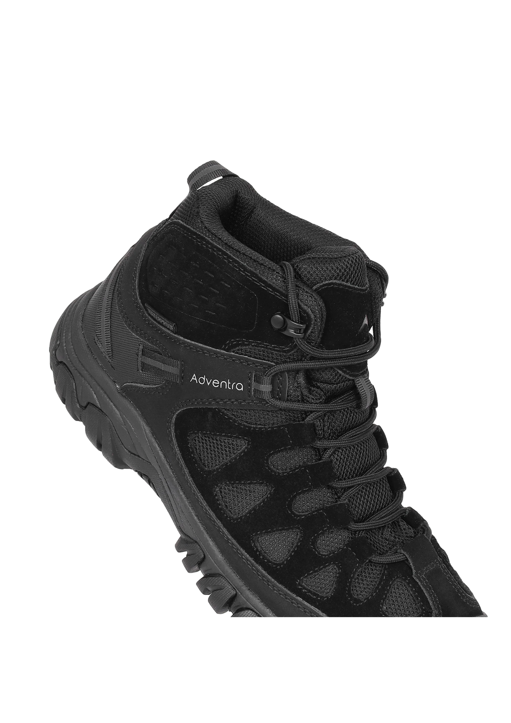 Waterproof Mid Ankle Hiking Shoes with Suede Upper (ET1113) | Synthetic Suede, EVA Cushioned Midsole, Deep-Lug Anti-Skid Outsole, Reflective Tape, All Season