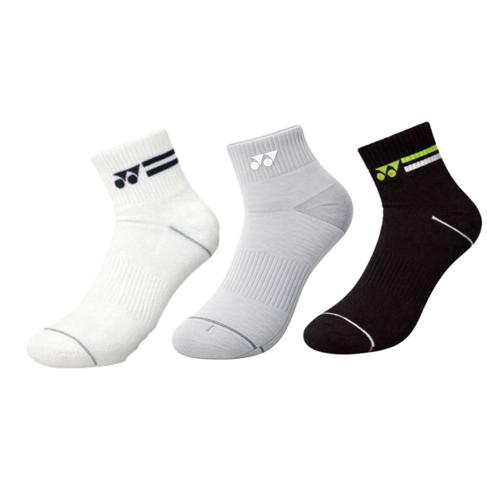 Yonex 2575T Men’s Socks – 3 Pair (3 in 1 Pack) | Breathable & Cushioned Sports Socks for Comfort and Performance - Best Price online Prokicksports.com