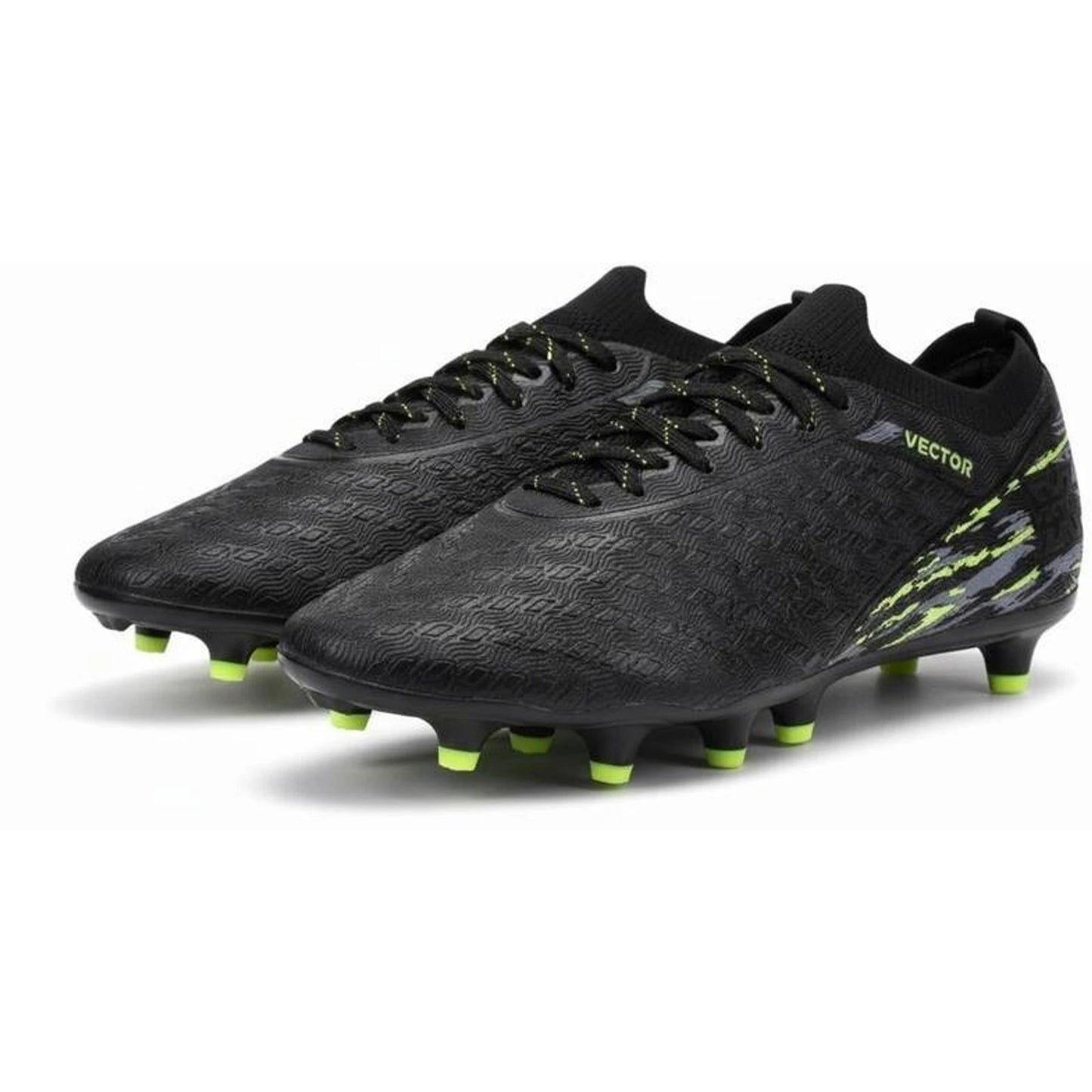 Vector X Genius Football Shoes | Nappa Leather Football Cleats with TPU Studded Sole & Adaptive Fit Technology