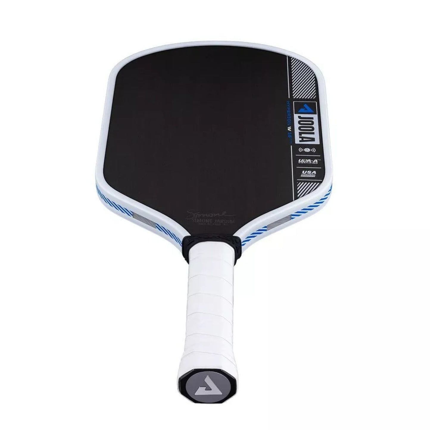Joola Hyperion Pro IV Simone Jardim Pickleball Paddle – 16mm | Carbon Friction Surface | Control & Power Paddle for Advanced Players | USAPA Approved (White/Black/Blue) - Best Price online Prokicksports.com