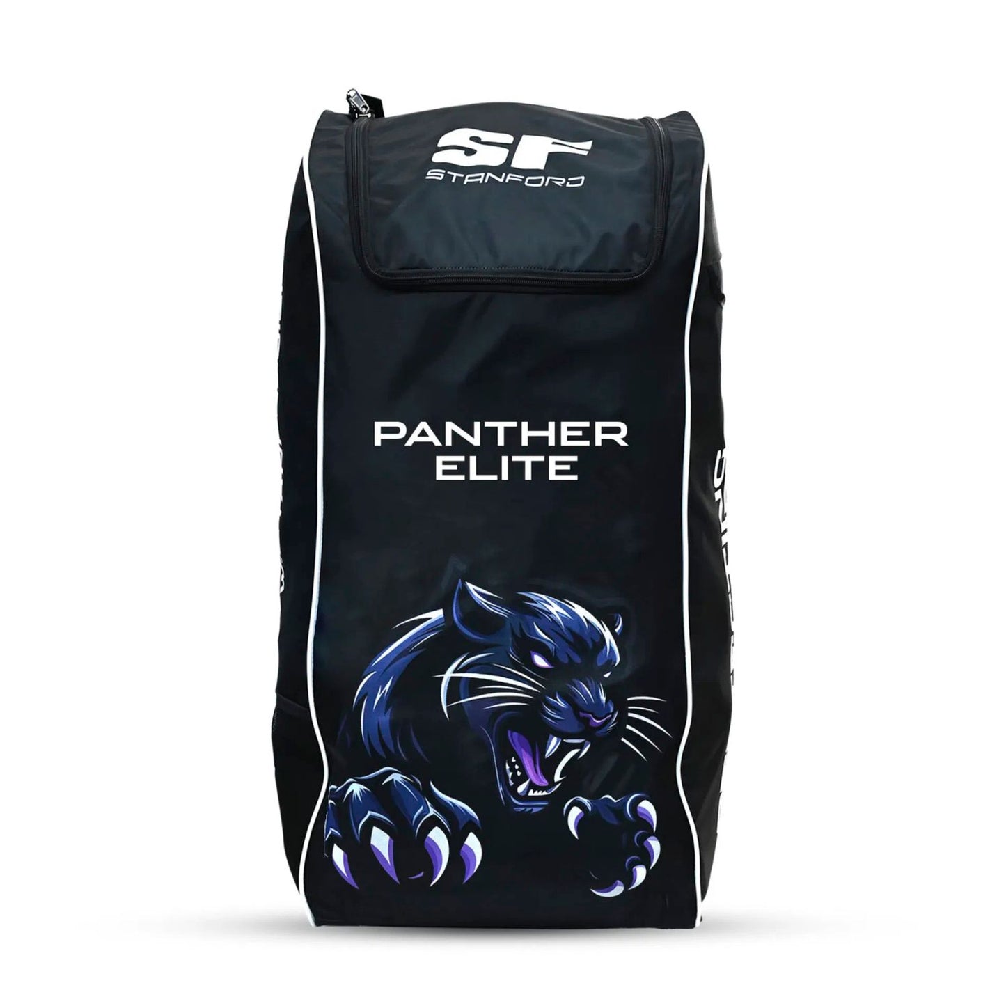 SF Panther Elite Cricket Duffle Bag - Black | Premium Spacious Cricket Kit Bag | Durable, Lightweight & Stylish Travel Gear for Cricketers