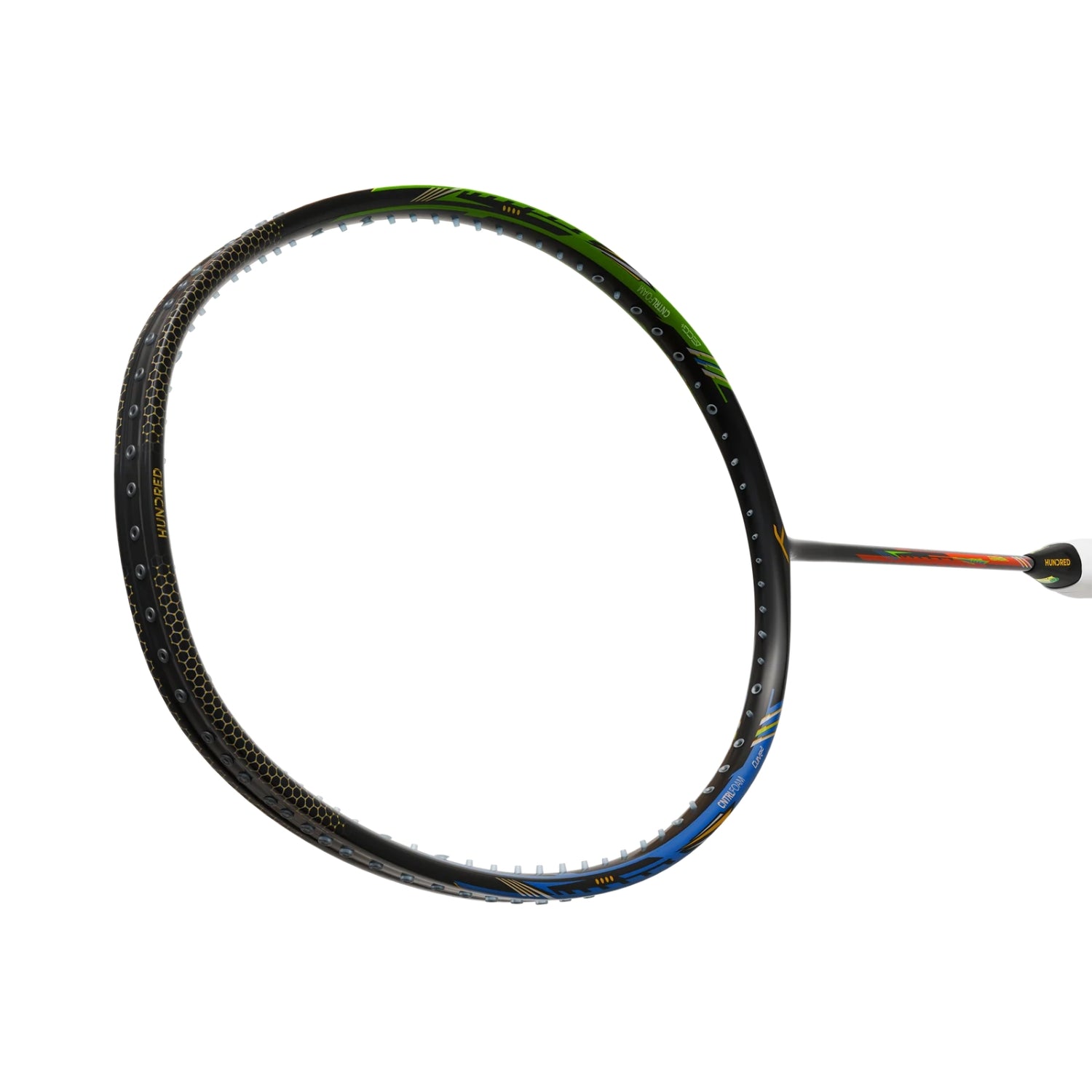 Hundred Flareon Typhoon Unstrung Badminton Racquet | Superlight Carbon Fibre Frame with CNTRL Foam Technology | Speed & Control Series - Best Price online Prokicksports.com