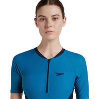 Speedo AF Zip Front SS Kneesuit – Women’s Short Sleeve Swimwear - Best Price online Prokicksports.com