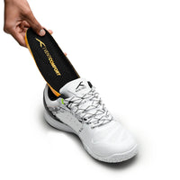 HUNDRED Vent Comfort Insoles, Black/Orange | Breathable Honeycomb Cushion Insole with Shock Absorption & Arch Support - Best Price online Prokicksports.com