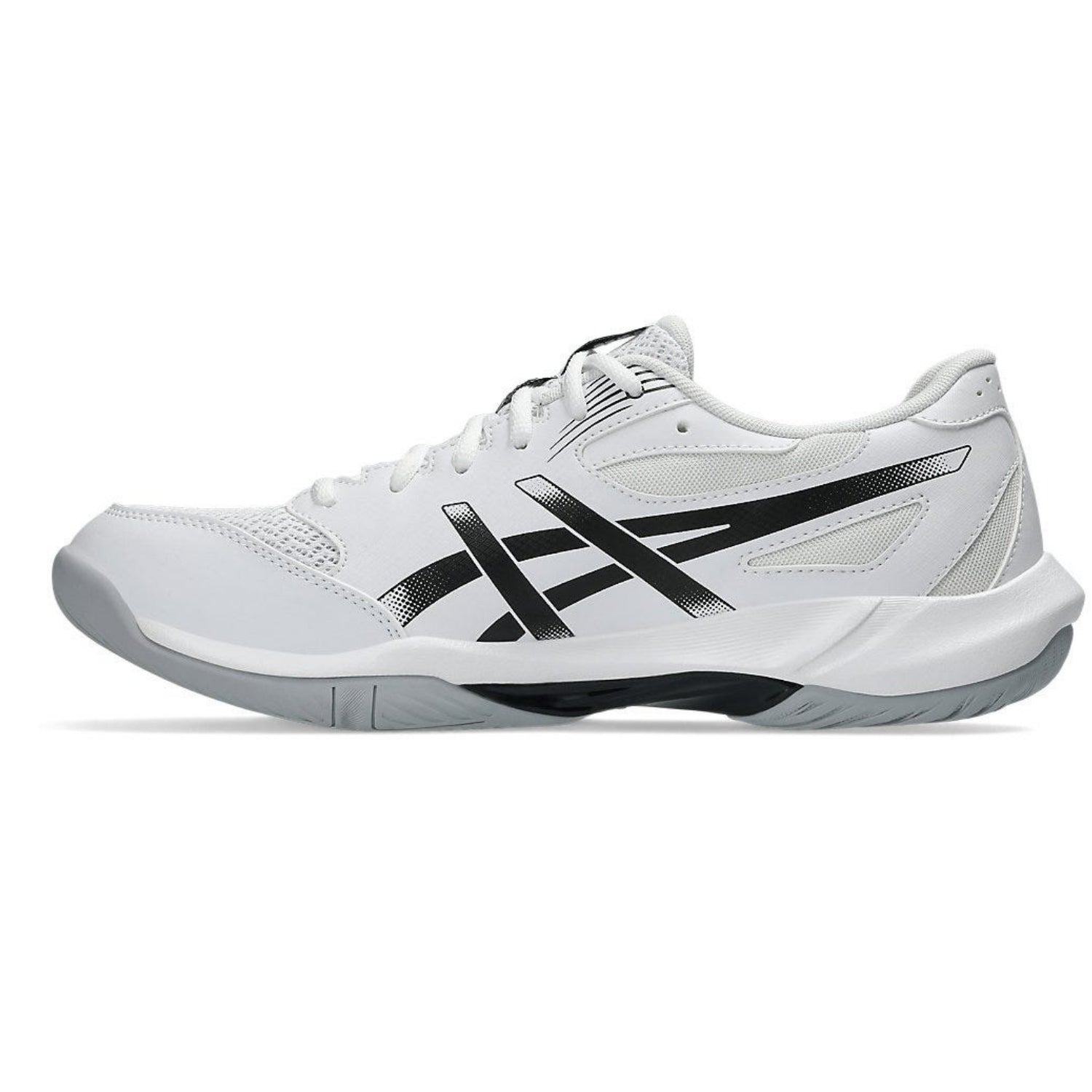 ASICS Gel-Rocket 12 Men’s Indoor Court Badminton Shoes – White/Black, GEL™ Cushioning, Non-Mark Rubber, Breathable Mesh, Stability & Grip - Best Price online Prokicksports.com