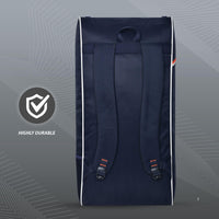 DSC Krunch Club Cricket Kitbag, Navy – Medium Duffle Kit Bag, Polyester & PU, Full Foam Padding, Front-Top Access, Multiple Pockets - Best Price online Prokicksports.com