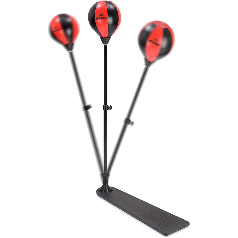 XPEED XP604 Champ Set | Adjustable Speed Ball with Base & Junior Gloves | Easy-to-Assemble Kids Boxing Starter Kit - Best Price online Prokicksports.com