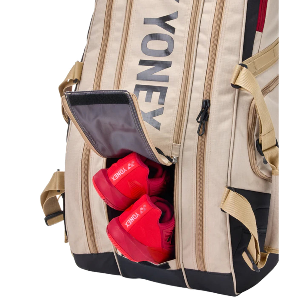 YONEX GEARLOGIC Racquet Bag (9PCS) | Premium Tennis & Badminton Kit Bag with Thermo Guard & Shoe Compartment - Best Price online Prokicksports.com