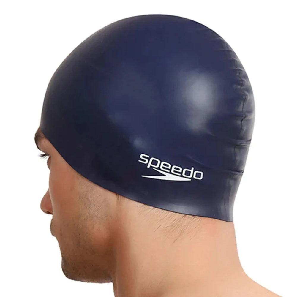 Speedo Flat Silicone Swim Cap – Adult Swimming Cap with Durable Stretch Fit, Tear-Resistant Silicone & Comfortable Hydrodynamic Design - Best Price online Prokicksports.com