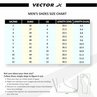 Vector X Flame Indoor Football Shoes – Lightweight Futsal Shoes with Non-Marking Rubber Sole, Superior Grip & Comfort for Indoor Court Play, Silver/Orange - Best Price online Prokicksports.com