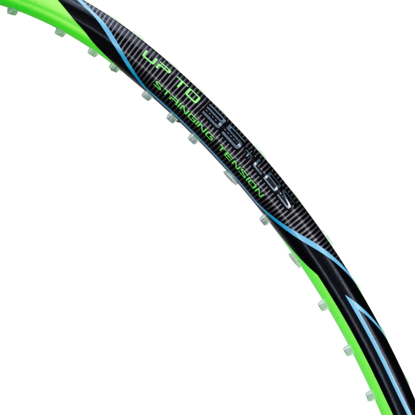 Li-Ning G-Force 8200 Extra Strong Strung Badminton Racquet (3U G6) | Head-Heavy Carbon Graphite Frame with Dynamic Optimum Frame & 35 lbs Tension (Black/Lime Green) - Best Price online Prokicksports.com