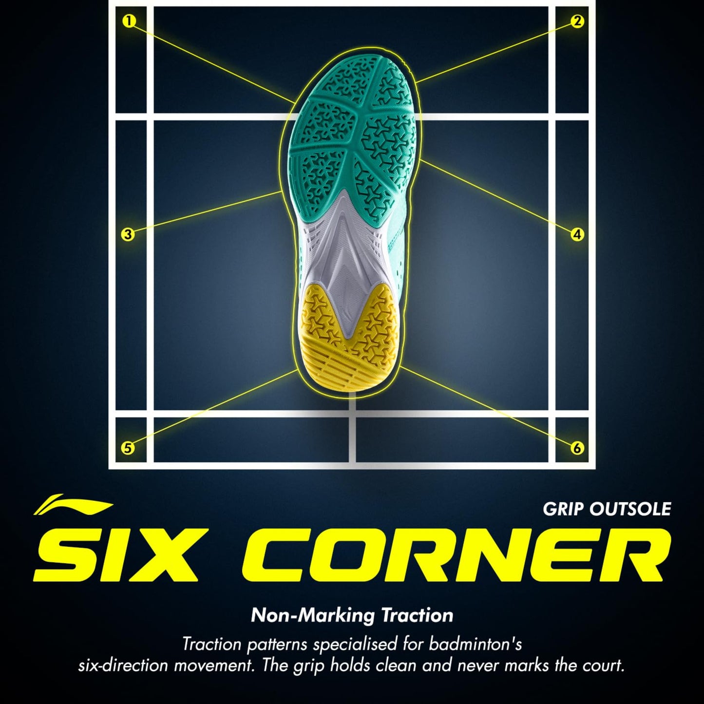 Li-Ning All Round Badminton Shoes | Lightweight Indoor Court Shoes