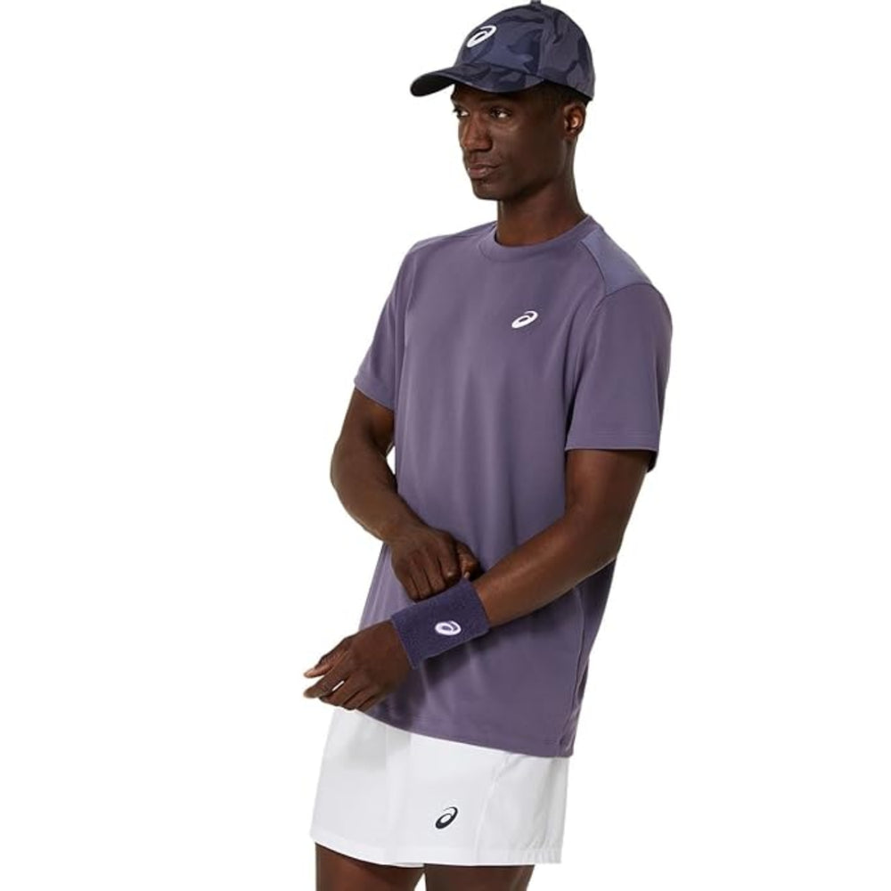 ASICS Court SS Top Men T-Shirt Roundneck | Lightweight Breathable Sports Tee for Training & Casual Wear - Best Price online Prokicksports.com