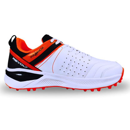 Prokick Revolt Cricket Shoes – Lightweight, Durable, All-Rounder Footwear – Superior Grip, Shock Absorption, Breathable Mesh – Ideal for Turf & Hard Ground Play - Best Price online Prokicksports.com