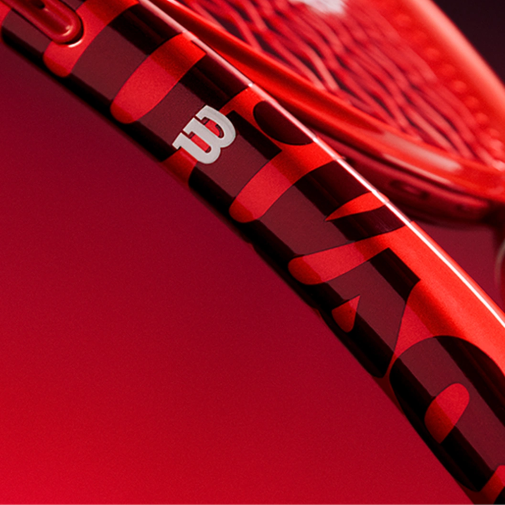 WILSON Defyer 100UL V1 Unstrung Tennis Racquet | 265g Lightweight Frame | Red