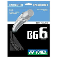 Yonex BG 6 Badminton String – 0.66 mm / 22 Gauge, 10 m (33 ft) Nylon Multifilament Racket String for Power & Durability - Best Price online Prokicksports.com