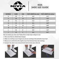 NIVIA Encounter 9.0 Kids Football Shoes – Synthetic Upper, Rubber Stud Sole, EVA Insole | Lightweight Comfort, Grip & Stability for Young Players - Best Price online Prokicksports.com