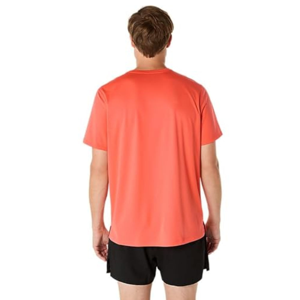 ASICS Silver SS Top Men T-Shirt Roundneck | Lightweight Breathable Tee for Training & Everyday Wear - Best Price online Prokicksports.com
