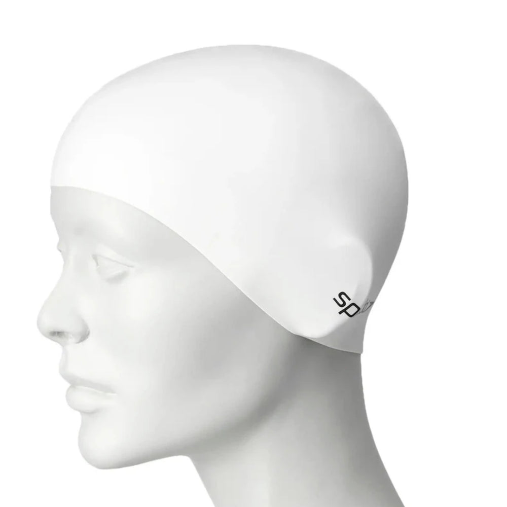 Speedo Flat Silicone Swim Cap – Adult Swimming Cap with Durable Stretch Fit, Tear-Resistant Silicone & Comfortable Hydrodynamic Design