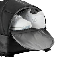 Wilson WR8032801001 RF Tennis Backpack Black | Durable Racquet Bag for Tennis Players | Lightweight Sports Backpack for Racquets, Shoes - Best Price online Prokicksports.com
