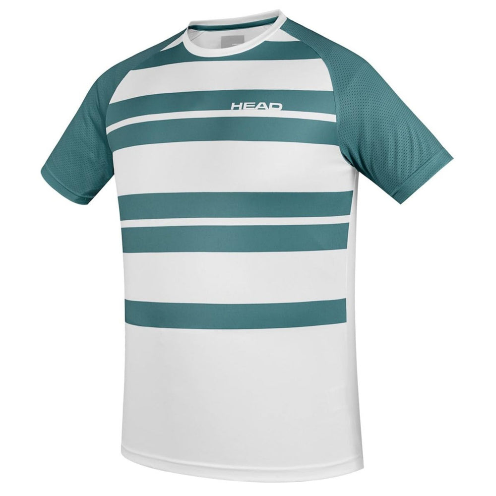 HEAD HCD Model Men's Round Neck T-Shirt – 100% Polyester | Moisture-Wicking, Lightweight Athletic Fit | Crew Neck - Best Price online Prokicksports.com
