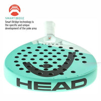 Head Gravity Team 2024 Padel Racquet 360g | Lightweight Round Shape Control Racket with Auxetic Technology - Best Price online Prokicksports.com