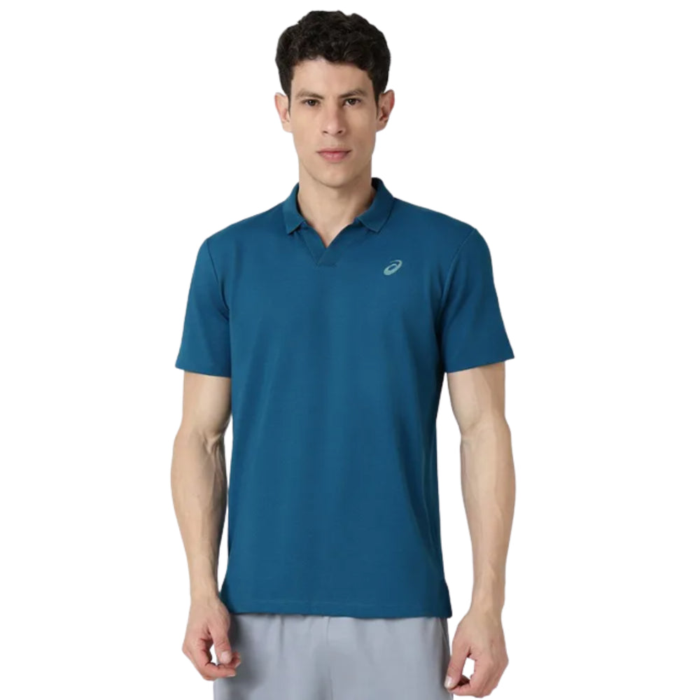ASICS Rib Placket Polo Top for Men | Sports Polo T-Shirt - Best Price online Prokicksports.com