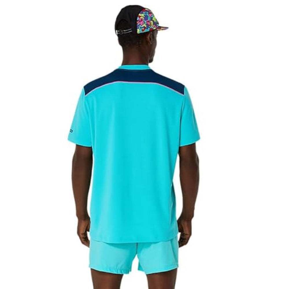 ASICS Padel Court SS Top Men T-Shirt Roundneck | Lightweight Breathable Sports Tee for Padel & Active Wear - Best Price online Prokicksports.com