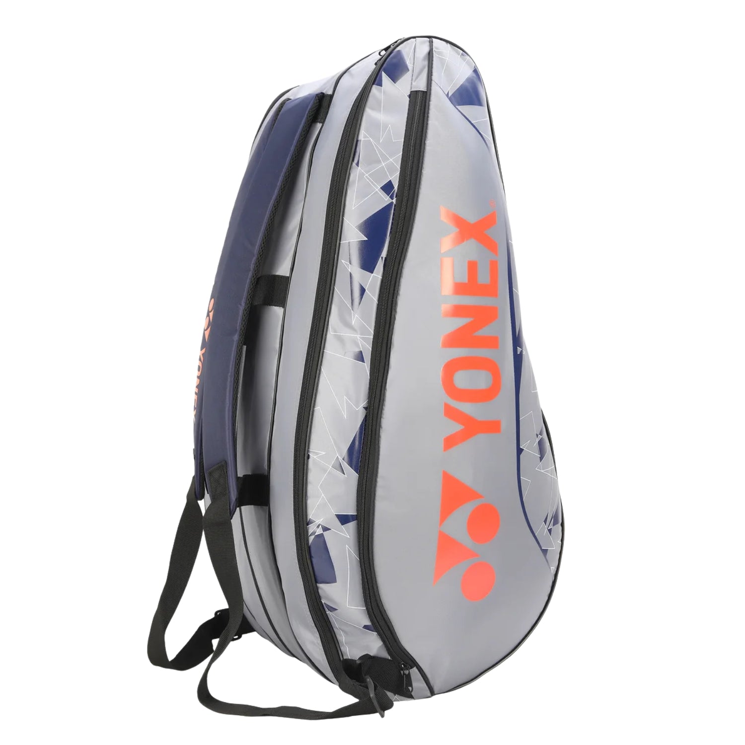 Yonex ACE1-Q014-2329-T01-S Badminton Racquet Bag Gray/Cherry Tomato | Lightweight & Durable Sports Bag | Spacious Backpack for Racquets, Shoes & Accessories - Best Price online Prokicksports.com
