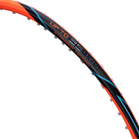 Li-Ning G-Force 8800 Extra Strong Strung Badminton Racquet 3U6 | Head-Heavy Carbon Frame with Dynamic Optimum Frame & 35 lbs Tension for Power Play (Black/Bright Orange) - Best Price online Prokicksports.com