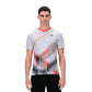 Hundred HBTS-5M266 V-Neck Badminton T-Shirt – Men Quick Dry Lightweight Sports Tee for Badminton, Training & Fitness - Best Price online Prokicksports.com