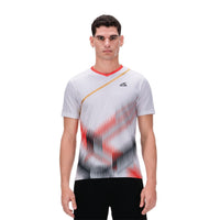 Hundred HBTS-5M266 V-Neck Badminton T-Shirt – Men Quick Dry Lightweight Sports Tee for Badminton, Training & Fitness - Best Price online Prokicksports.com