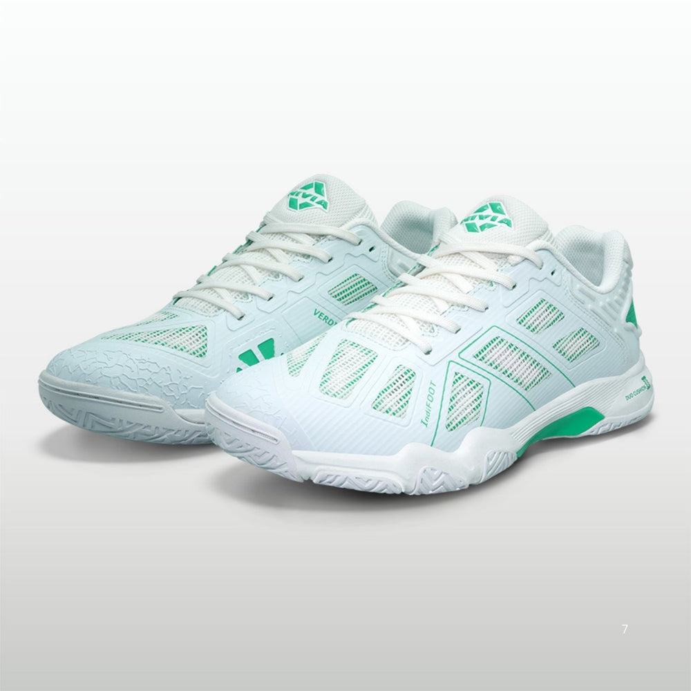 Nivia Verdict 2.0 Badminton Shoes | Advanced Cushioning, Fusion Mesh+TPU Upper, Non-marking Outsole, Precision Fit | Lightweight, High-Traction for Indoor Court - Best Price online Prokicksports.com