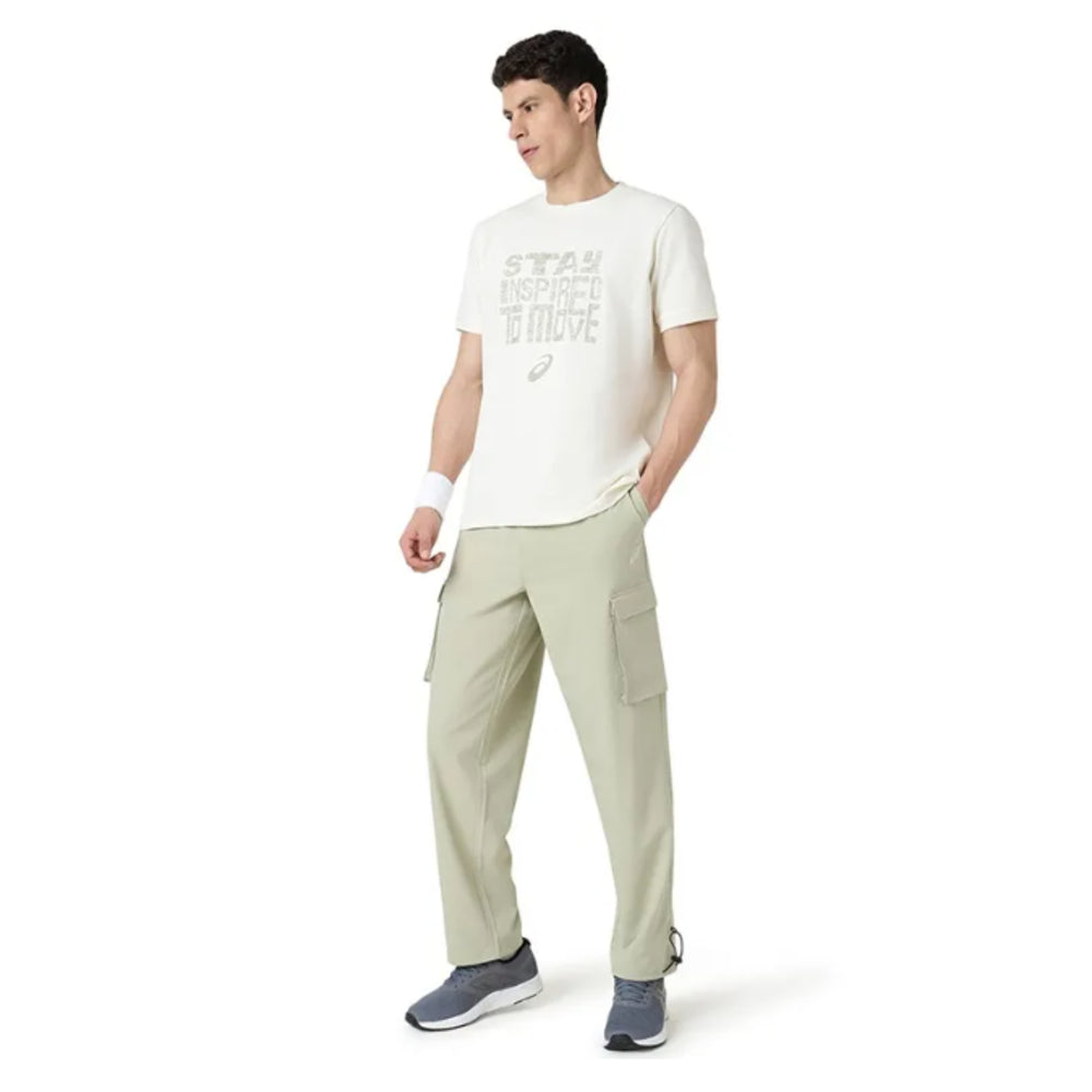 ASICS Rib Panel SS Top for Men | Round Neck Sports T-Shirt - Best Price online Prokicksports.com