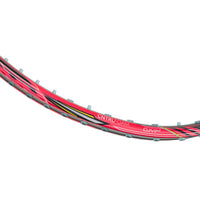 HUNDRED Flareon 700 Unstrung Badminton Racquet, Black/Orange/Pink (3U & 4U) | Hyperweave Carbon Fibre Frame with CNTRL Foam | Speed & All-Round Control - Best Price online Prokicksports.com