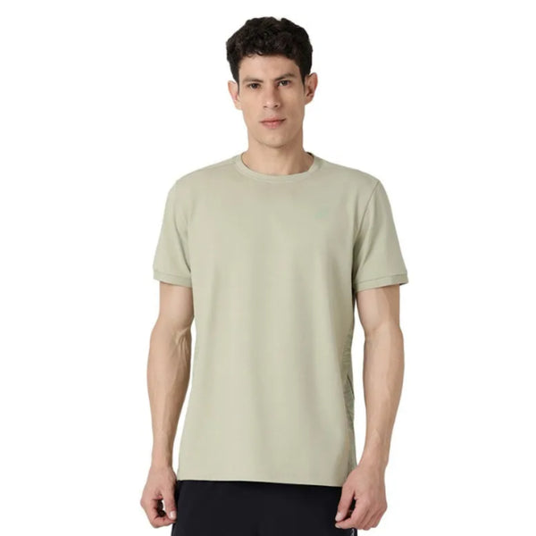 ASICS Neck Detail SS Top for Men | Round Neck Sports T-Shirt