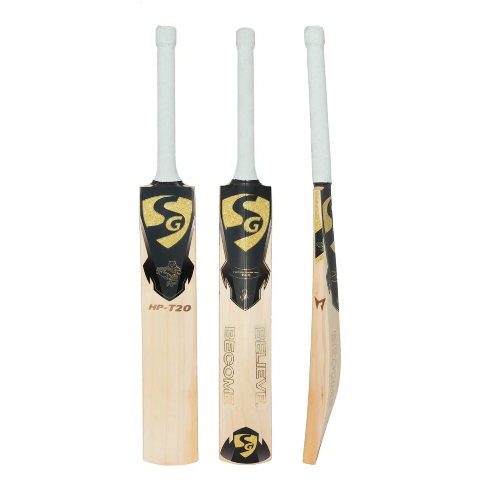 SG HP T-20 English Willow Cricket Bat - SH | Premium Willow with Thick Edges, Mid Sweet Spot & Powerful Stroke Play - Best Price online Prokicksports.com