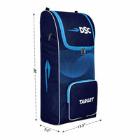DSC Target Cricket Kit Bag – Spacious Cricket Gear Bag with Durable Fabric, Multiple Compartments & Professional Design - Best Price online Prokicksports.com