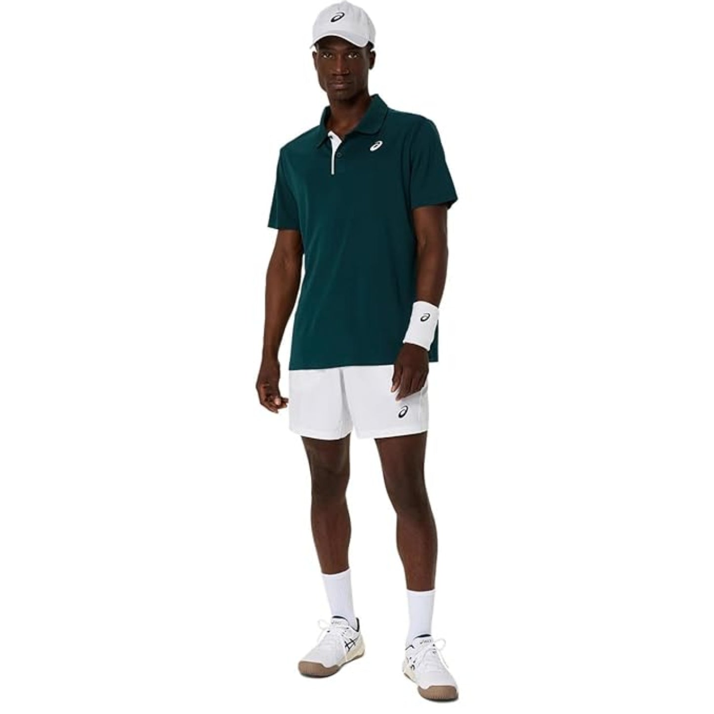 ASICS Court Polo Men T-Shirt Roundneck | Breathable & Stylish Sports Polo Tee - Best Price online Prokicksports.com