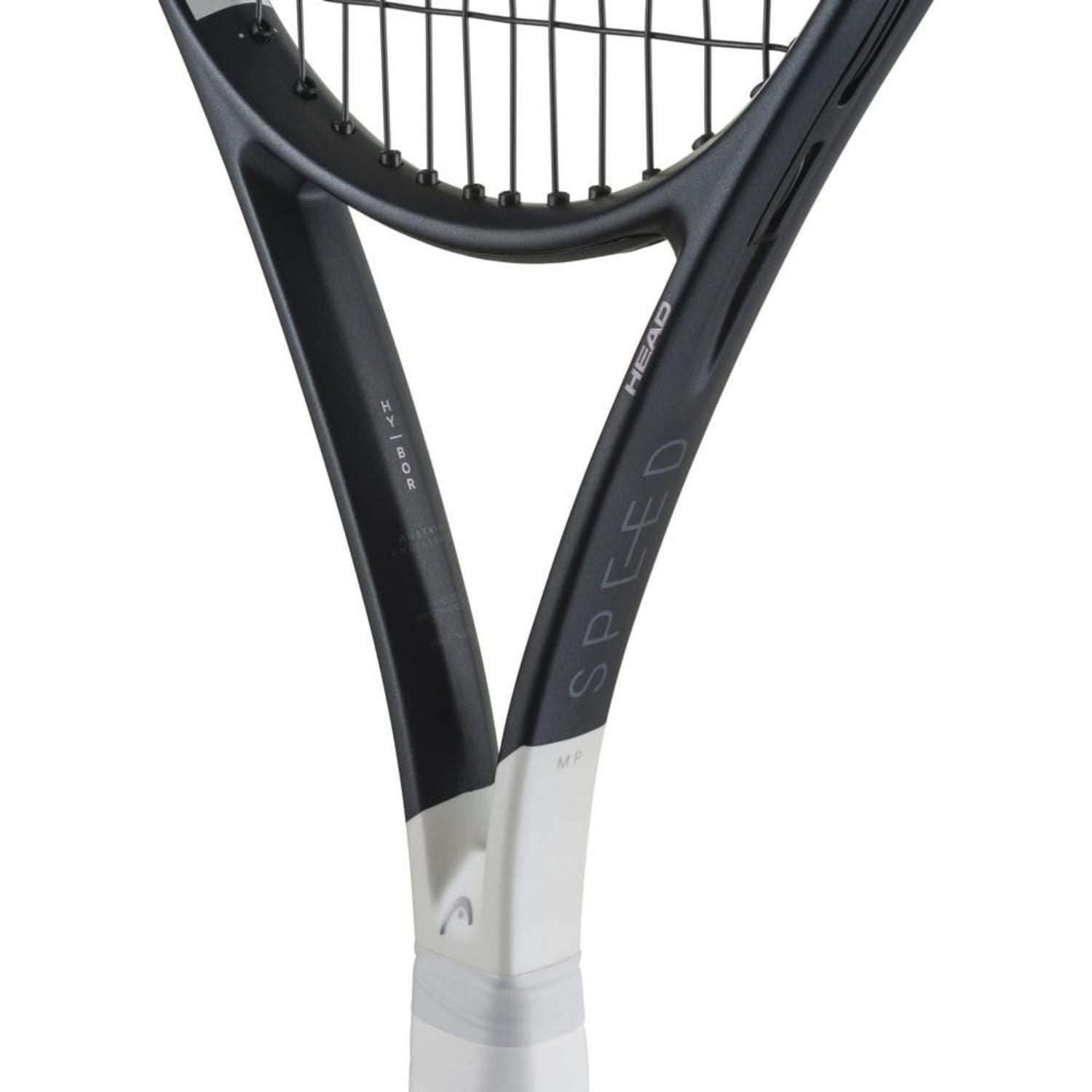 Head Speed MP 2026 Unstrung Tennis Racquet – 300g (G3 4 3/8) | Graphite Frame with Auxetic 2.0, Hy-Bor Technology & 16x19 String Pattern for Power & Control (Black/White) - Best Price online Prokicksports.com